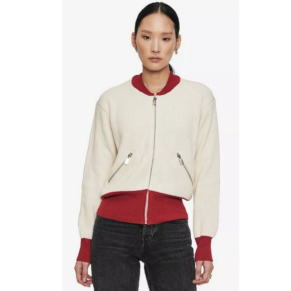 ANINE BING Jasper zip cardigan sweater jacket - Picture 1 of 8